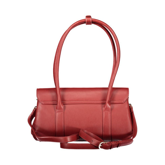 Bolso de mujer de poliuretano rojo Mario Valentino