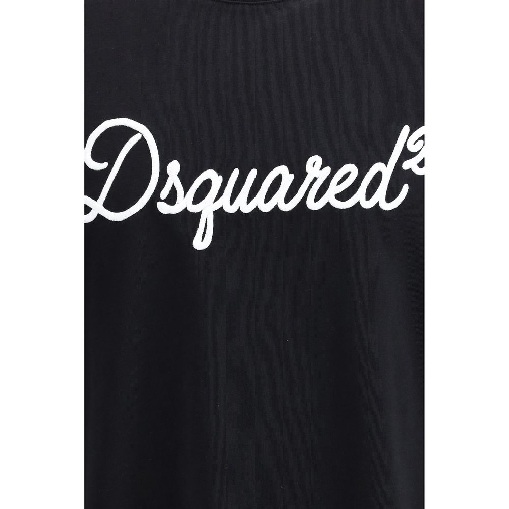 Dsquared² Black Cotton T-Shirt - Constant Comfort