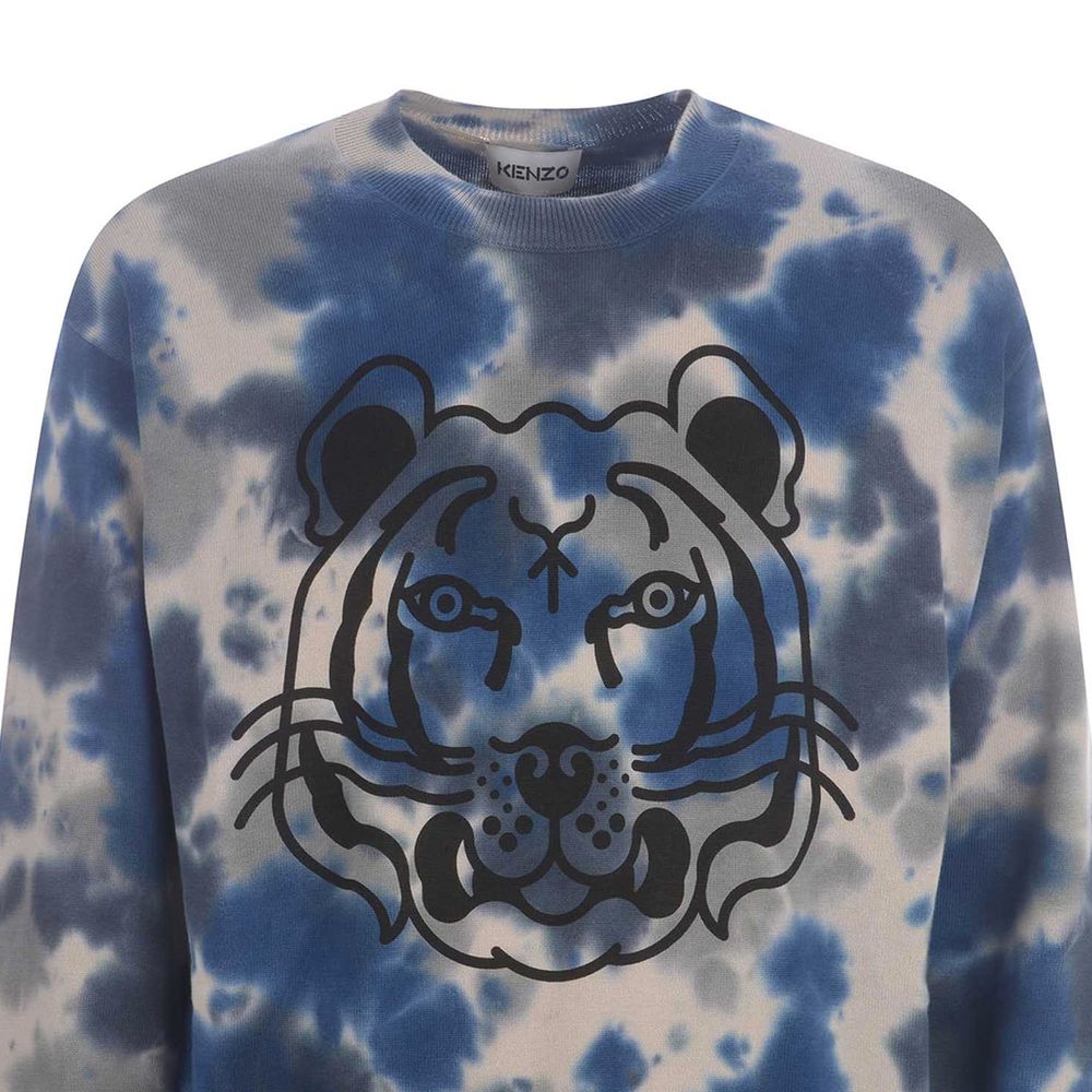 Sudadera de algodón gris Kenzo