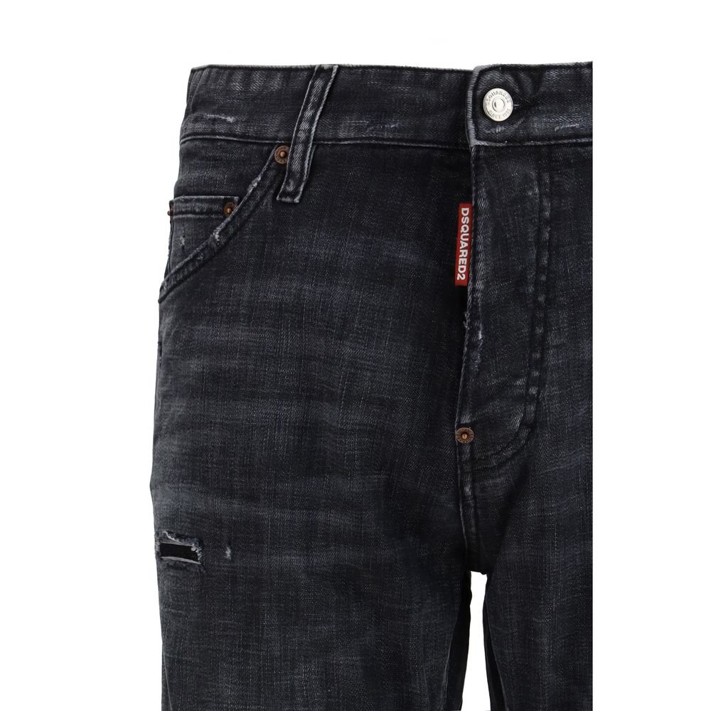 Dsquared² Jeans de algodón negro