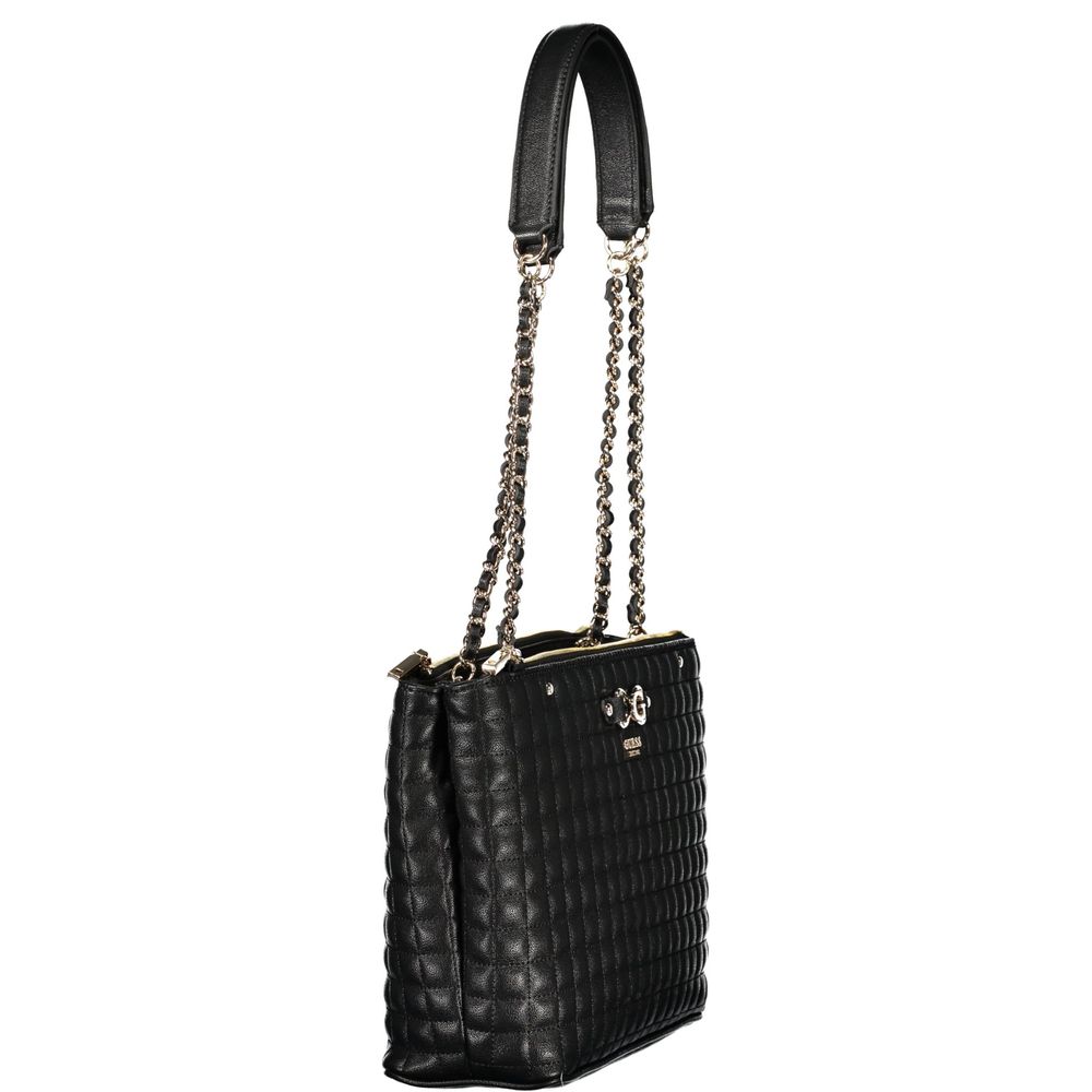 Guess Jeans Black Polyurethane Women's Handbag