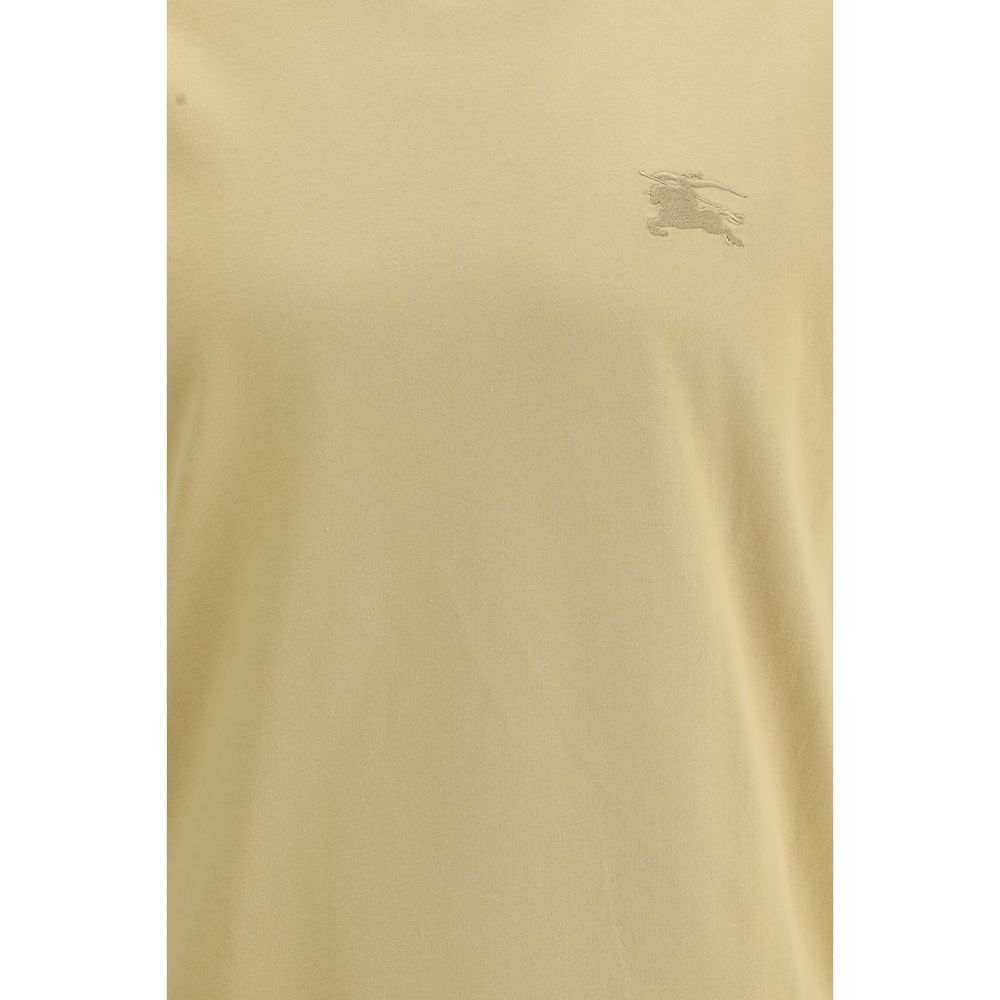 Camiseta de algodón beige Burberry