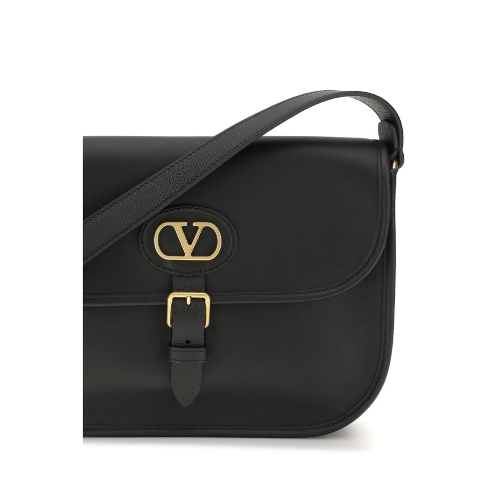 Sac à bandoulière Valentino Garavani noir en cuir de vachette