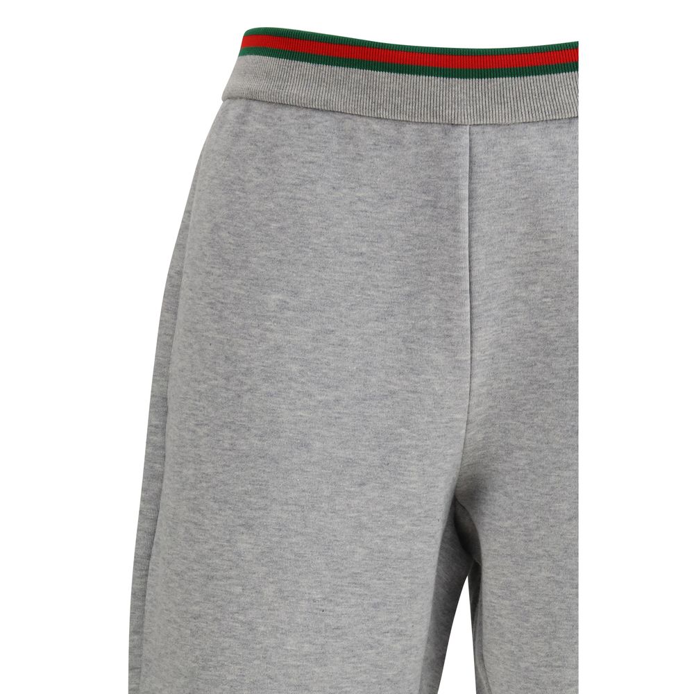 Pantalones casuales Gucci de algodón gris