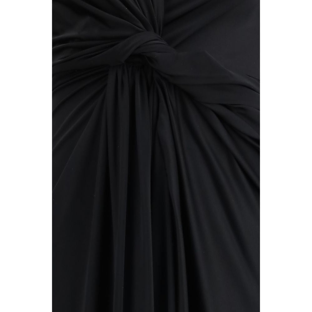 Vestido informal de poliamida negra de Balenciaga