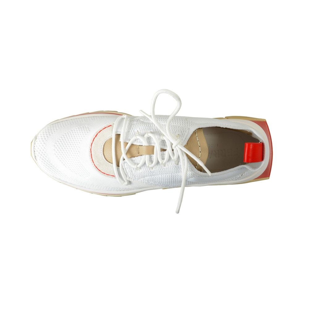 Zapatillas deportivas Salvatore Ferragamo de tela blanca