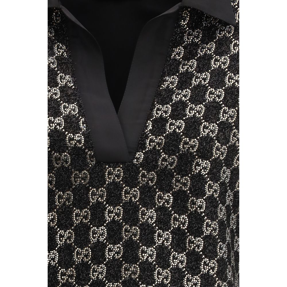 Camisa Gucci negra de viscosa