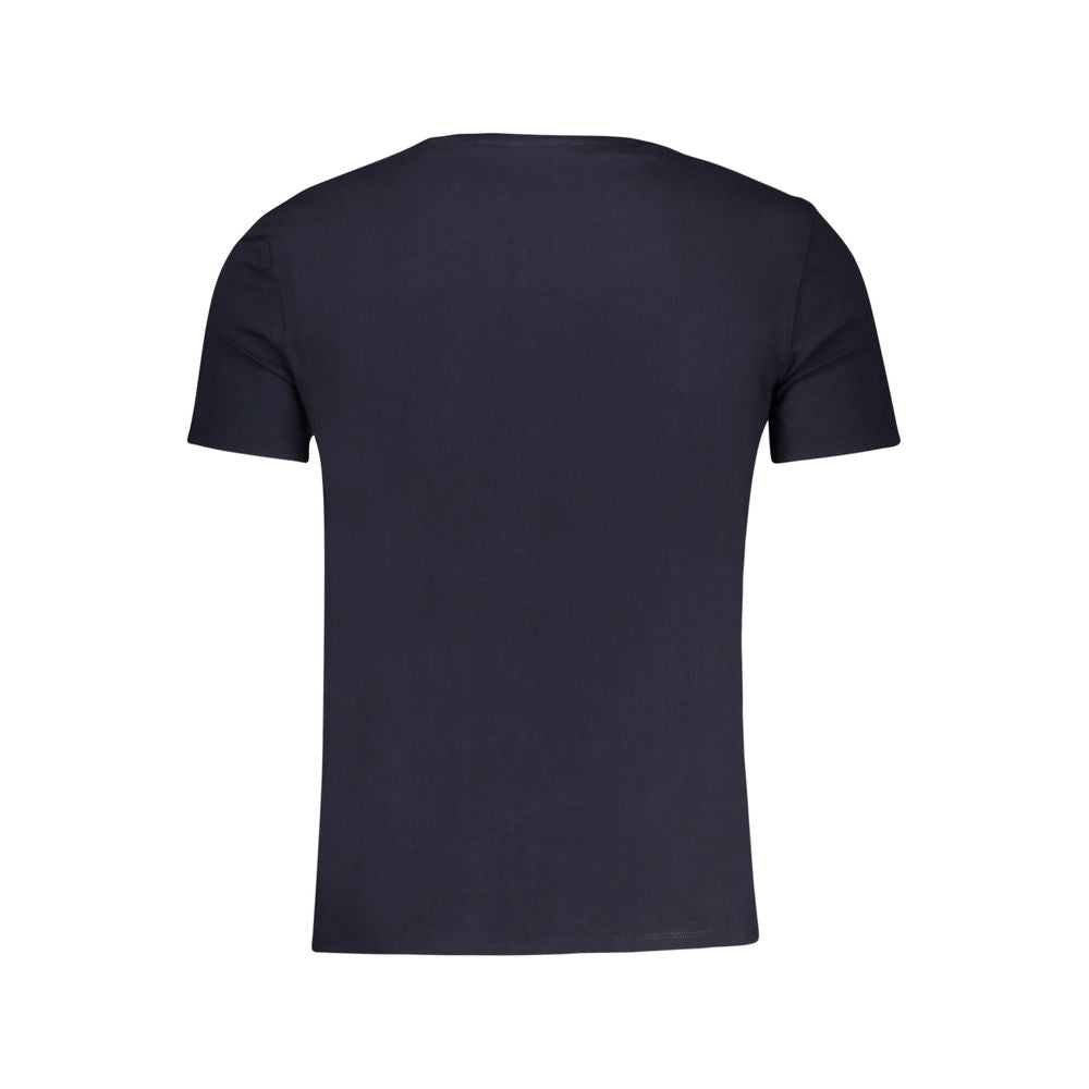 Camiseta Guess Jeans de algodón orgánico azul para hombre