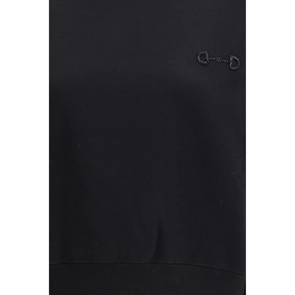 Sudadera Gucci de algodón negra