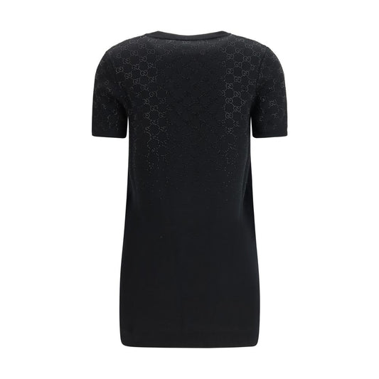 Vestido casual de lana negra Oves Aries de Gucci