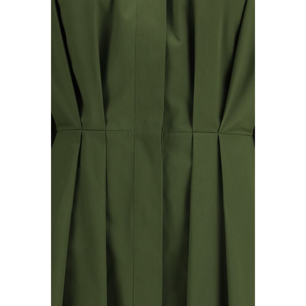 Vestido Casual De Algodón Givenchy Silueta Bicolor