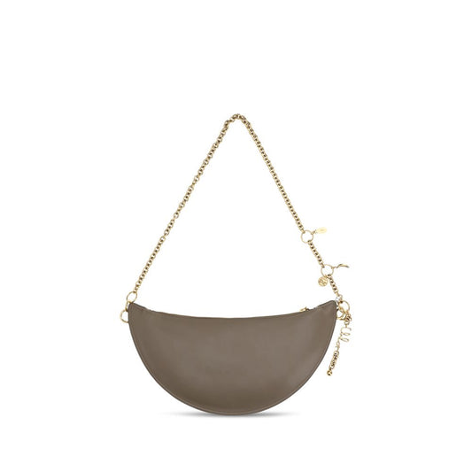Sac porté épaule Chloé Gray en cuir de veau Bos Taurus