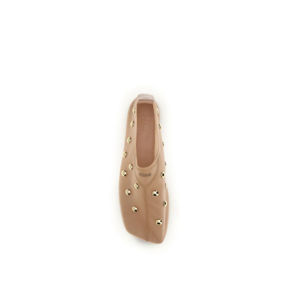 Balletinas Chloé Multicolor Con Acabado En Poliamida