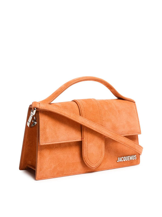 Sac à main Jacquemus Le Grand Bambino en cuir terracotta