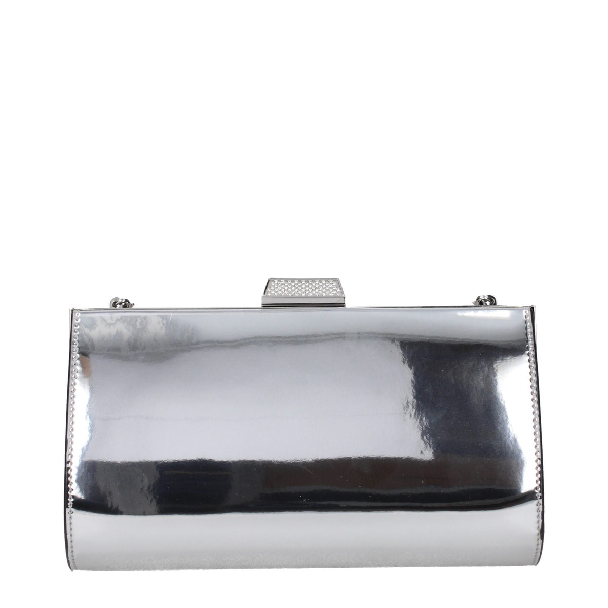 Pochette en cuir gris Jimmy Choo