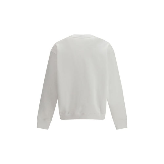 Sudadera de algodón blanca de Moschino