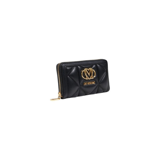 Portefeuille Love Moschino en polyéthylène noir