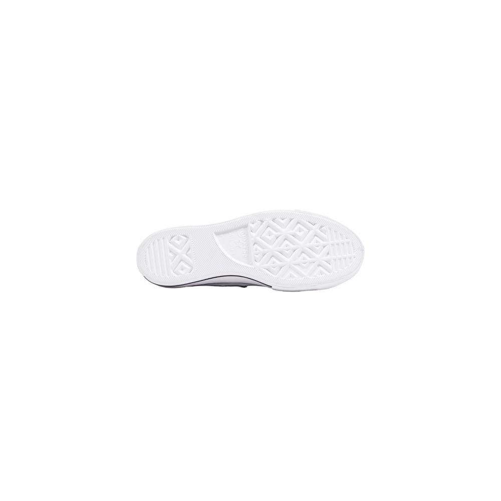 Converse Zapatillas Plataforma De Cuero Blanco - Acabado Liso Y Cómodo Diario