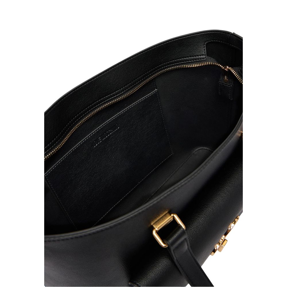 Bolso de mano Love Moschino de polietileno negro