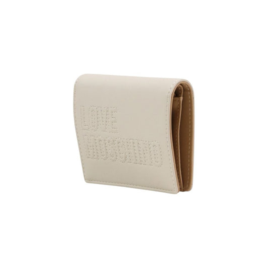 Love Moschino Cartera de polietileno beige