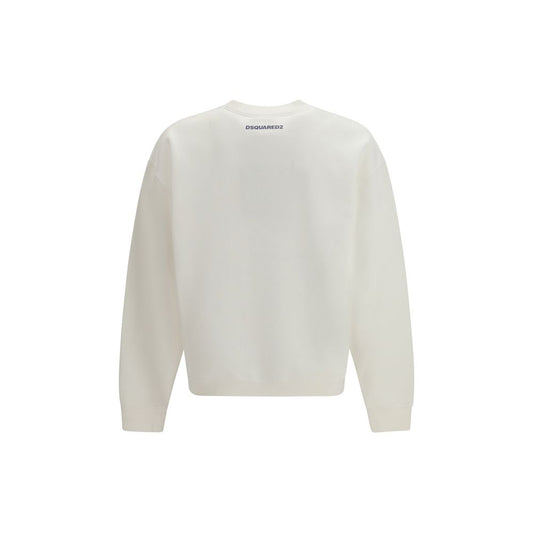 Sudadera Dsquared² de algodón blanco