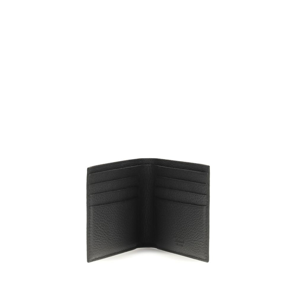 Cartera Ferragamo De Piel De VacunoNegra Bos Taurus