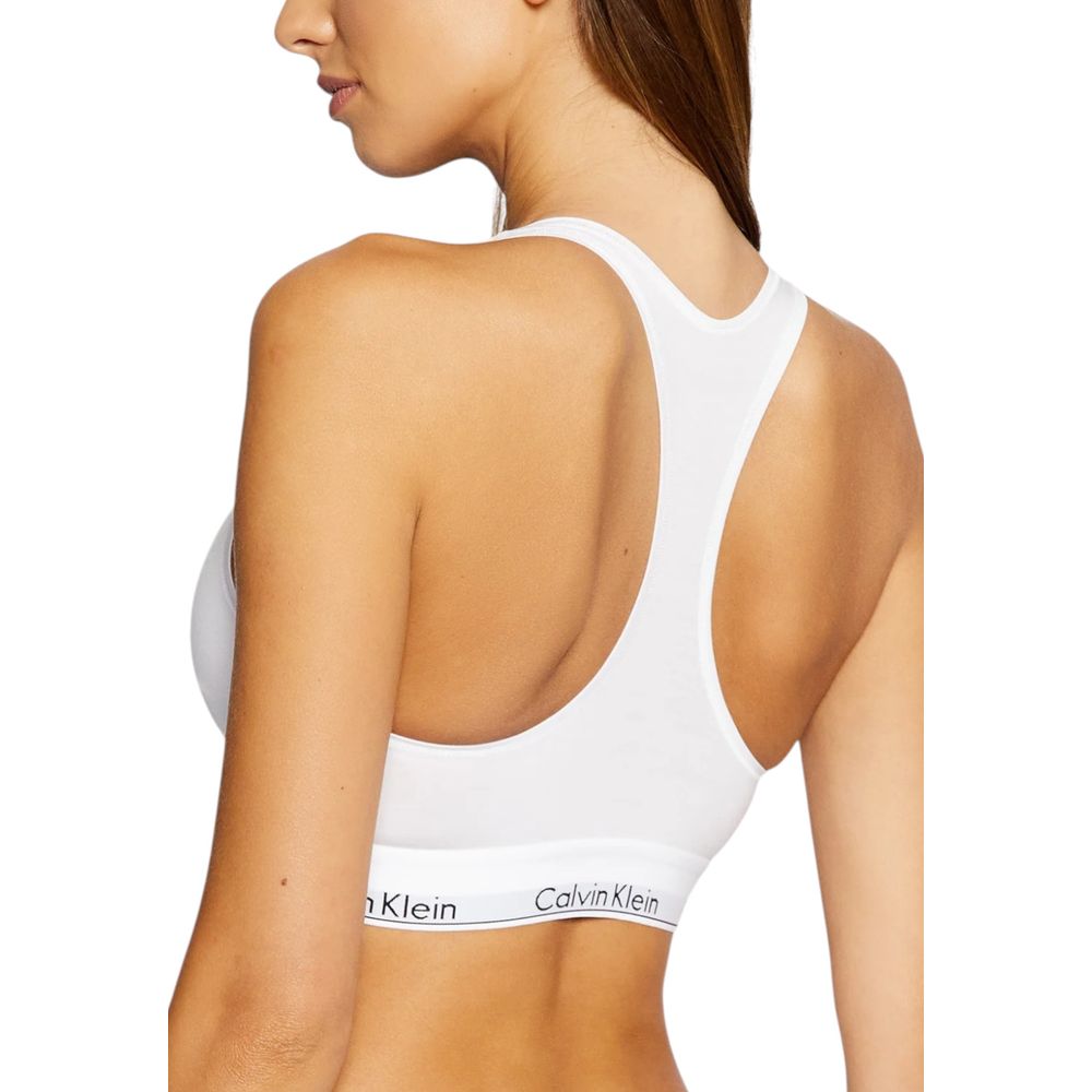 Sujetador Calvin Klein de algodón blanco