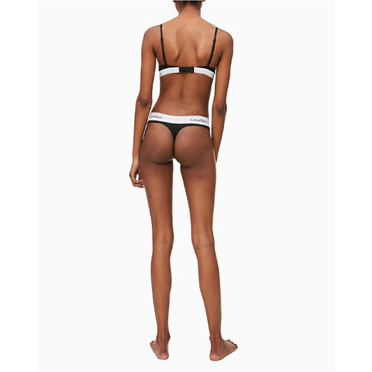 Calvin Klein Ropa Interior Braguita de Algodón Negra