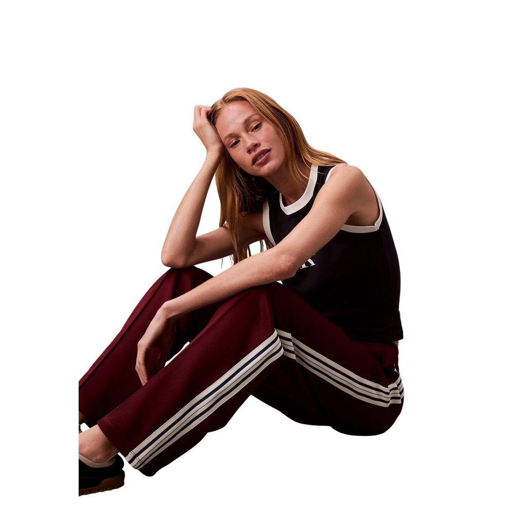 Calvin Klein Jeans Bordeaux Cotton Joggers (Pantalones de chándal)