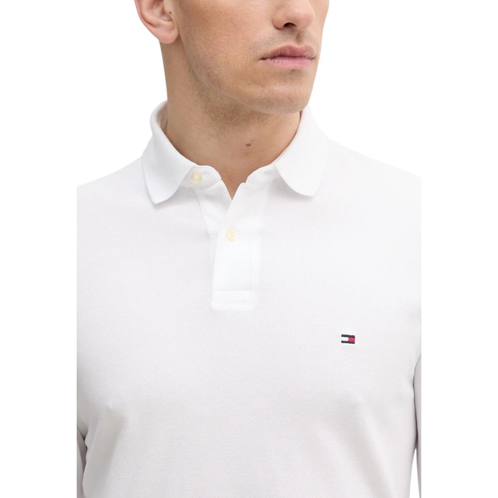 Tommy Hilfiger Organic Cotton Long Sleeve White T-Shirt