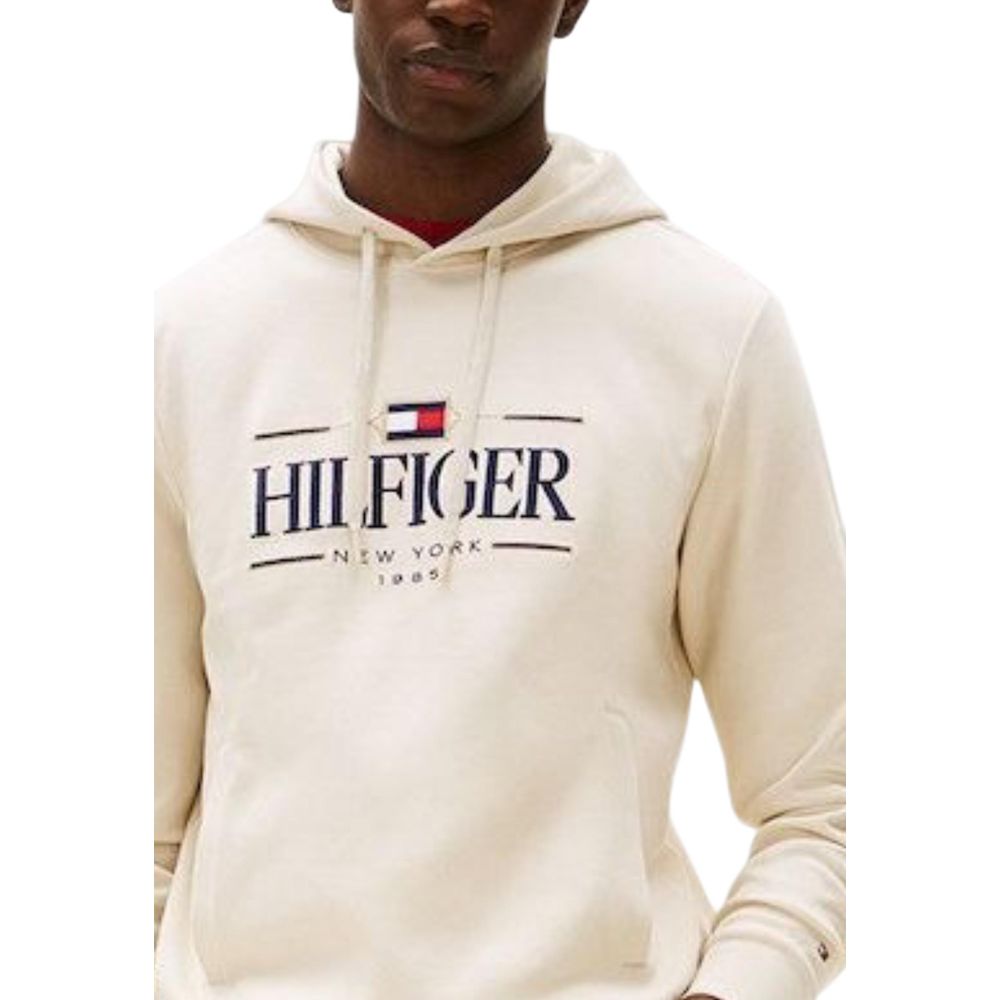 Tommy Hilfiger Organic Cotton Icon Sweatshirt in Beige