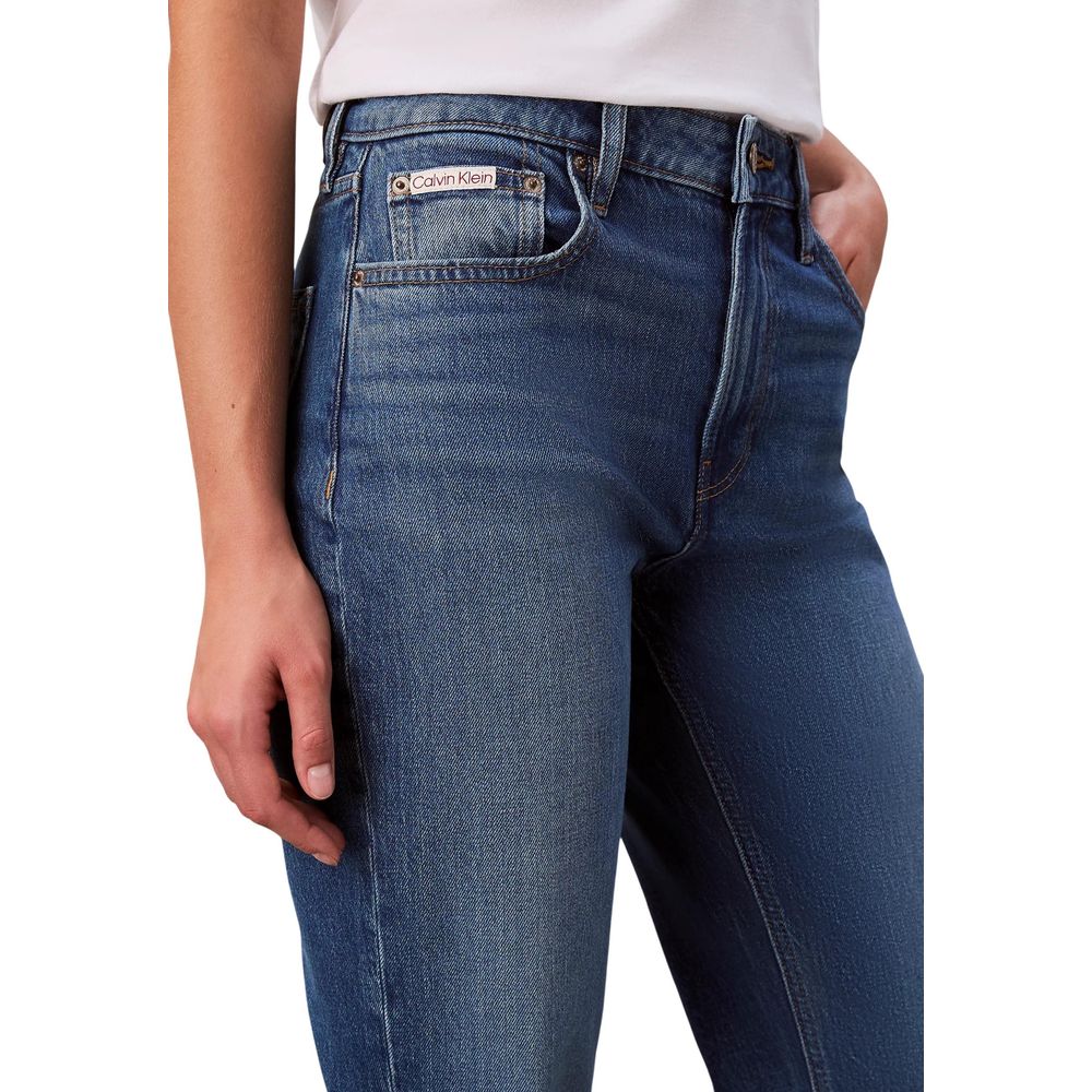 Calvin Klein Jeans Jeans Mom de Algodón Azul