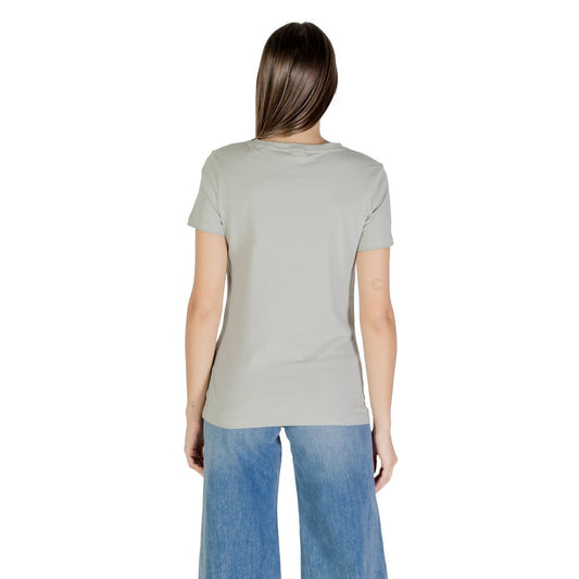 Camiseta Guess Active de algodón verde