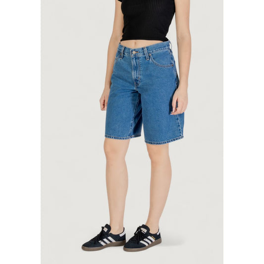 Pantalones cortos de algodón azul de Levi's