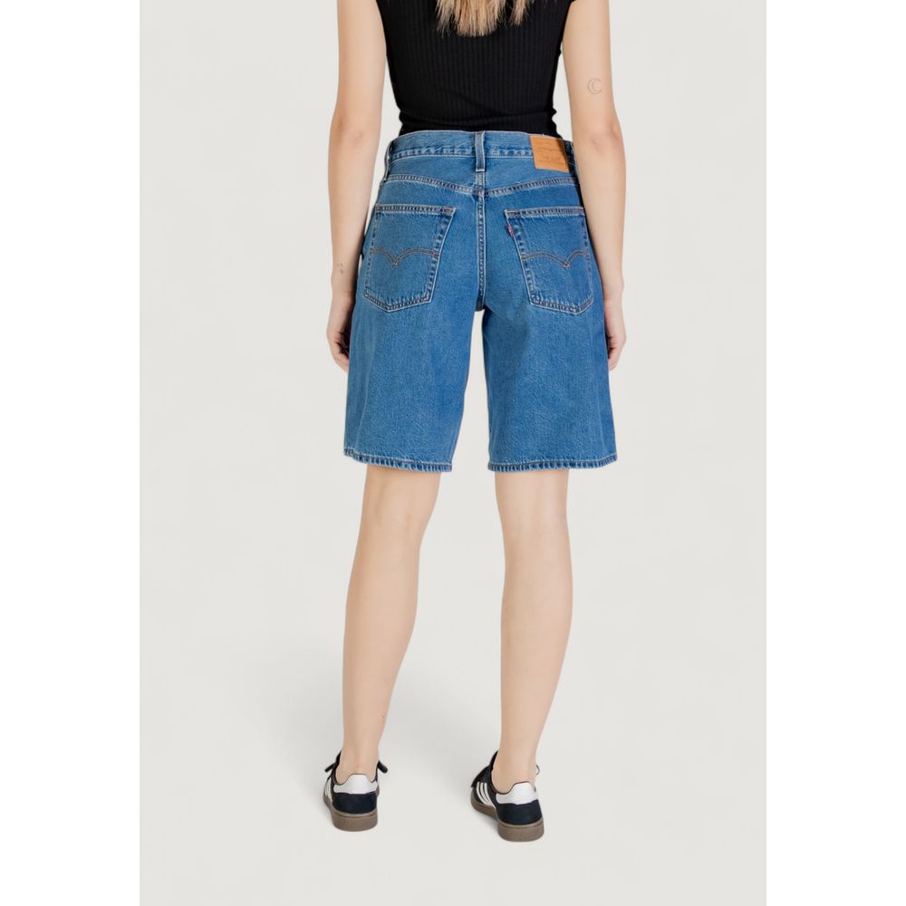 Pantalones cortos de algodón azul de Levi's