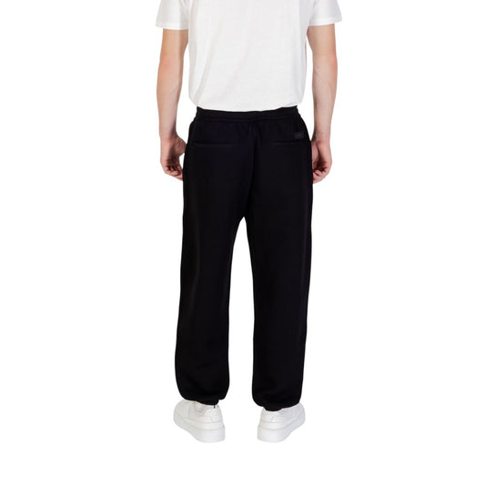 Pantalones deportivos Armani Exchange de algodón negro