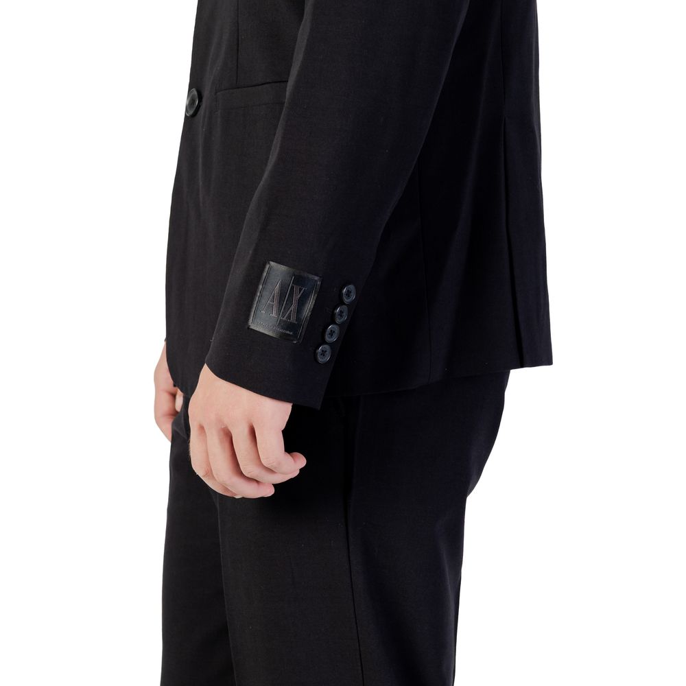 Men's Armani Exchange Black Lyocell Blazer