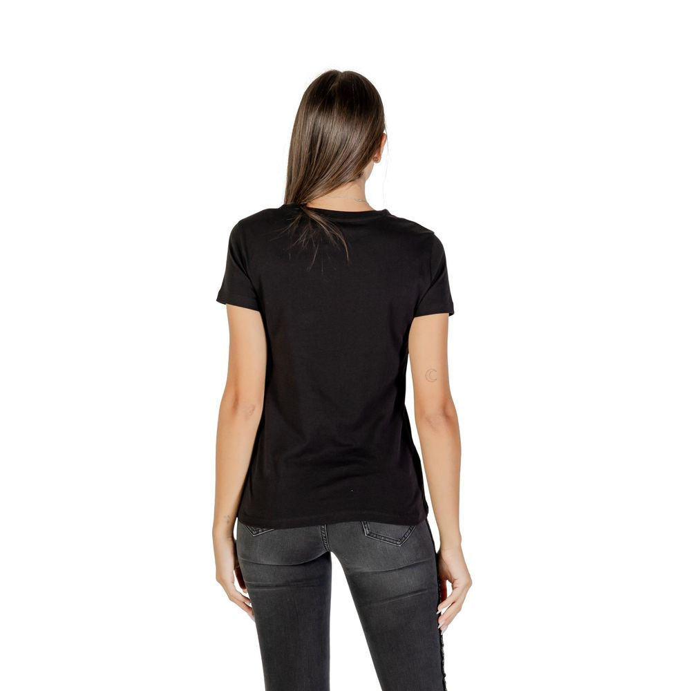 T-shirt en coton noir Armani Exchange