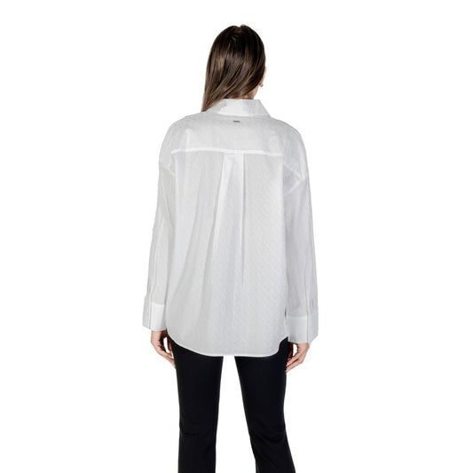 Blusa Blanca de Algodón Armani Exchange