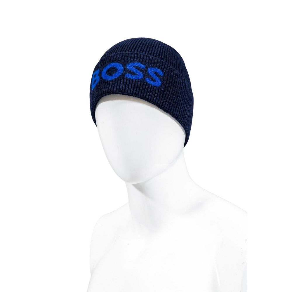Gorra Hugo Boss de poliamida reciclada azul
