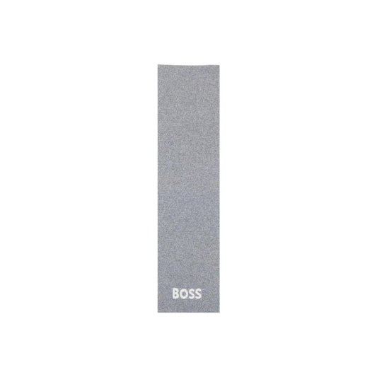 Bufanda de poliacrílico gris de Hugo Boss