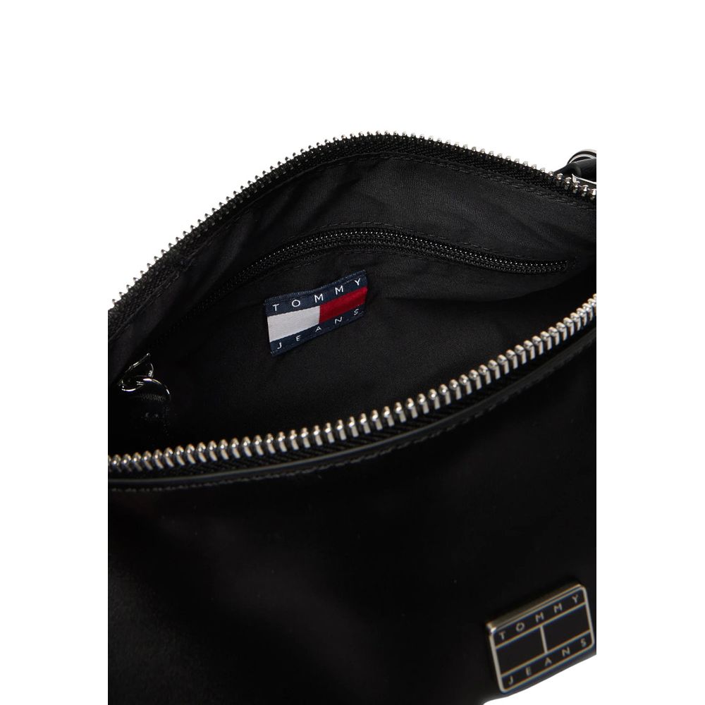 Bolso de mano Tommy Hilfiger Jeans de piel sintética negra