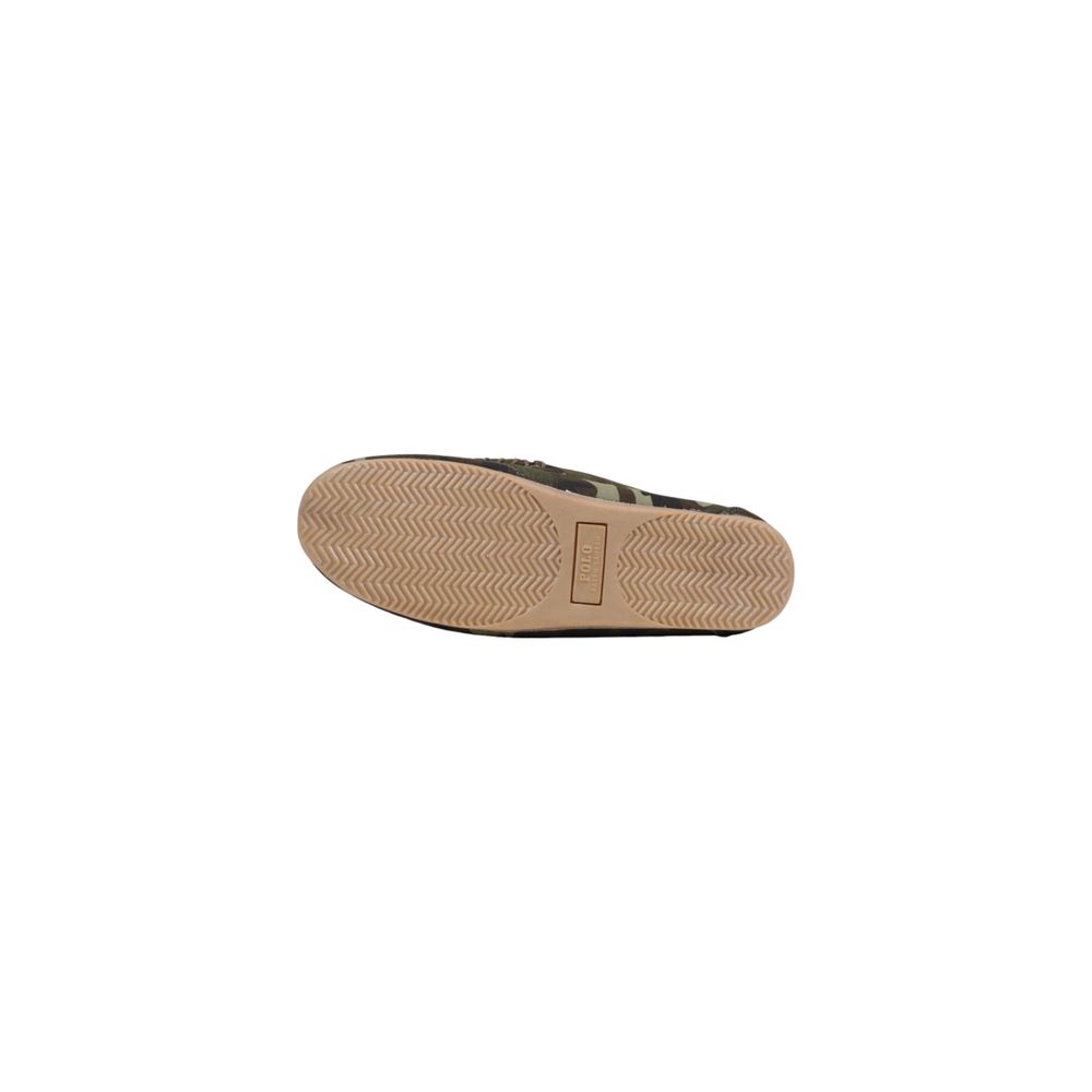 Zapatillas Interiores Ralph Lauren De Tejido Verde Declan