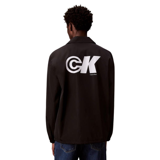Chaqueta Calvin Klein Jeans de poliéster negro
