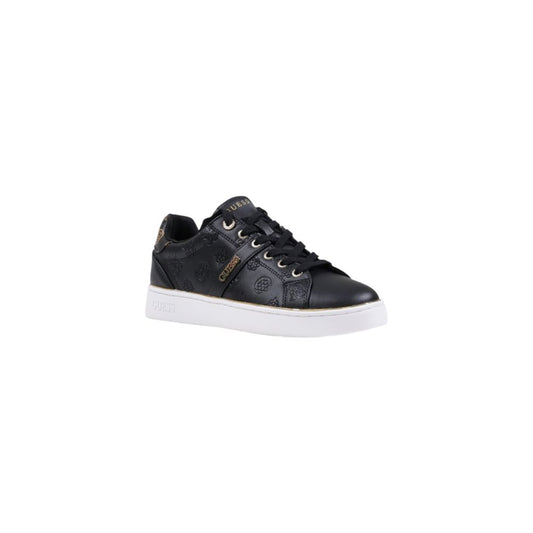 Zapatillas bajas de polietileno negras Guess