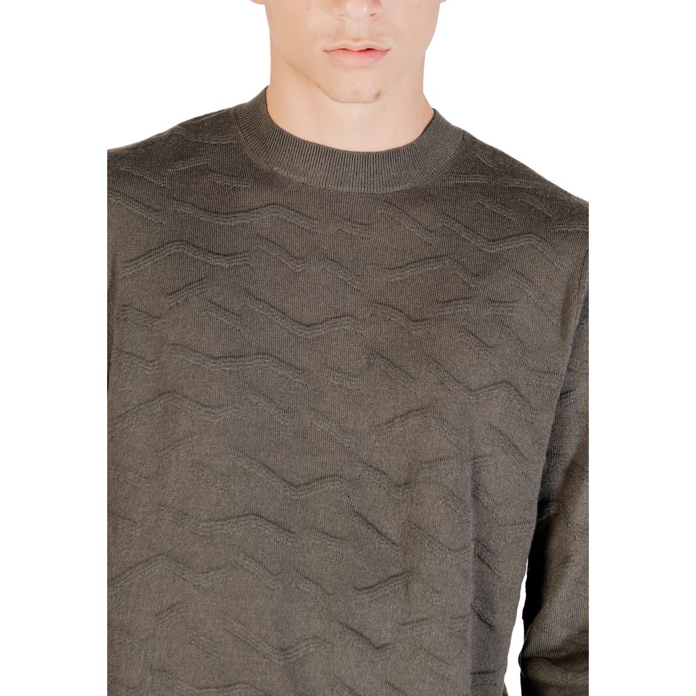 Sudadera verde de marabú Armani Exchange