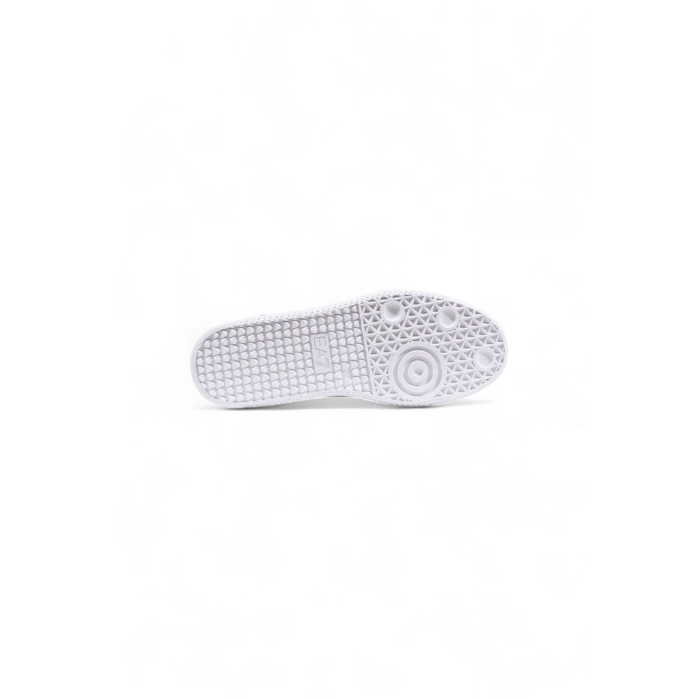 EA7 Emporio Armani Zapatillas Deportivas De Cuero Negro Y Blanco