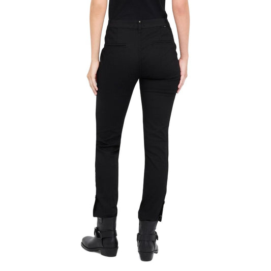 Pantalones de Vestir Liu Jo Negros de Algodón