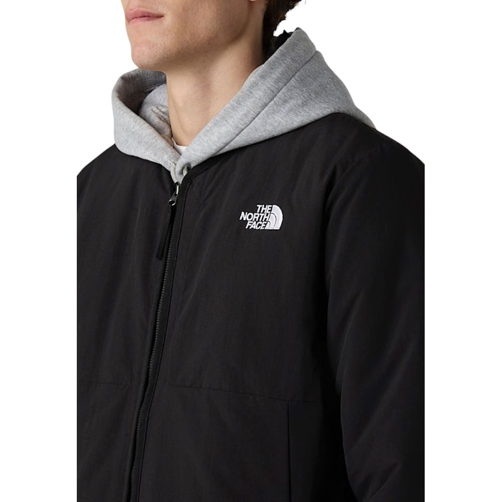 Abrigo de nailon negro The North Face