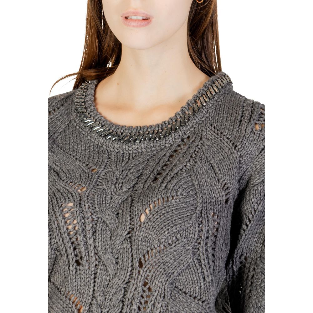 Sudadera de marabú gris Liu Jo